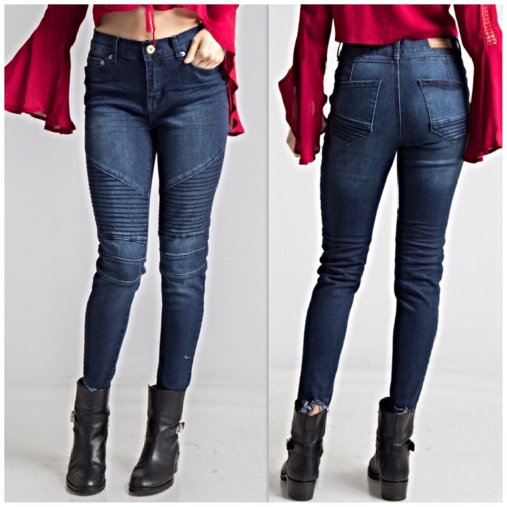 9/29 Dark Wash Motto Jeans